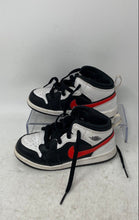 Load image into Gallery viewer, Nike Baby Boys Air Jordan 1 Mid 640735-075 Black White Sneakers Shoes Size 10C
