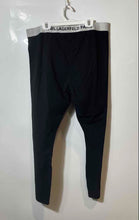 Load image into Gallery viewer, Karl Lagerfeld Womens Black Elastic Waist Activewear Ankle Leggings Size Large

