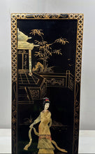 Load image into Gallery viewer, Chinese Marble Lady Framed Wall Hanging Home Decorative 3D Art Panel
