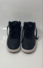 Load image into Gallery viewer, Nike Womens Court Vision Mid CD5436-001 Black White Sneakers Shoes Size 6.5
