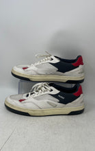 Load image into Gallery viewer, Hugo Boss Mens Switon White Red Blue Low Top Lace-Up Tennis Shoes Size 44
