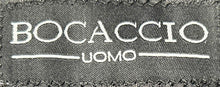 Load image into Gallery viewer, Bocaccio Uomo Mens Black Long Sleeve Notch Lapel Single-Breasted Blazer Size 46R
