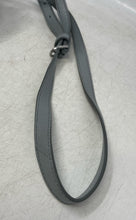 Load image into Gallery viewer, Fossil Womens Blue Pebbled Leather Adjustable Strap Zip Top Lined Crossbody Bag
