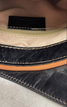Load image into Gallery viewer, Florence Womens Black Brown Inner Pockets Double Handle Shoulder Bag
