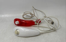Load image into Gallery viewer, 2 Pcs Nintendo Wii White And Red Video Game Nunchuck Controllers Not Tested
