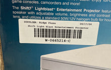 Load image into Gallery viewer, MerchSource Light Blast White Wired Portable Entertainment Projector In Box
