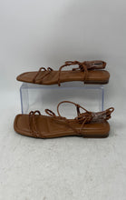Load image into Gallery viewer, Marc Fisher Womens Lakita Brown Open Toe Flat Heel Strappy Sandals Size 7M
