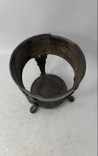 Load image into Gallery viewer, Vintage Silver-Tone Metal Footed Coffee Carafe Warming Stand Collectible
