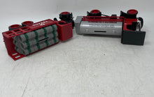 Load image into Gallery viewer, Texaco Collector Series 2 Pcs Mack Tanker &amp; Kenworth Stake Truck Coin Bank Toys
