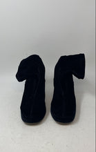 Load image into Gallery viewer, Nine West Womens Black Suede Round Toe Block Heel Ankle Booties Size 7
