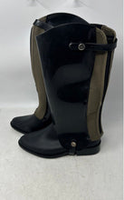 Load image into Gallery viewer, Melissa Womens Black Equestrian Knee-High Convertible Riding Rain Boots Size 5
