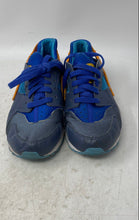 Load image into Gallery viewer, Nike Kids Huarache Run 654275-422 Blue Orange Sneakers Shoes Size 5Y
