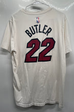 Load image into Gallery viewer, Nike X NBA Mens White Miami Heat Jimmy Butler #22 Basketball T-Shirt Size Large
