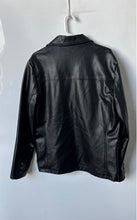 Load image into Gallery viewer, GA Emporio Mens Black Long Sleeve Collared Bomber Jacket Size Medium
