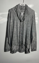 Load image into Gallery viewer, Joseph Ribkoff Womens Gray Heather Knitted Cowl Neck Pullover Sweater Size 8
