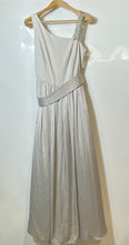 Load image into Gallery viewer, Authentic Vera Wang Womens Gray One-Shoulder Ball Gown Dress Size 8
