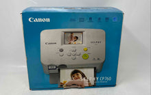 Load image into Gallery viewer, Canon Selphy CP760 White 2.5" Cable Compact Photo Printer Pre Owned No Tested
