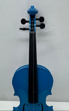 Load image into Gallery viewer, Mendini By Cecilio Blue Right-Handed 4 String Acoustic Violin With Bow In Case
