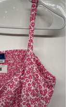 Load image into Gallery viewer, Old Navy Womens Pink White Floral Sleeveless Smocked Pullover Mini Dress Size L
