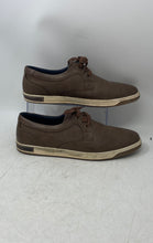Load image into Gallery viewer, Jousen Milan Mens Brown Leather Lace-Up Low Top Round Toe Sneaker Shoes Size 12
