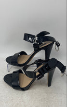 Load image into Gallery viewer, Karl Lagerfeld Womens Cieone Black Leather Buckle Strappy Sandals Size 6.5 M
