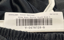 Load image into Gallery viewer, Nike Boys Black Elastic Waist Pull-On Activewear Basketball Shorts Size L
