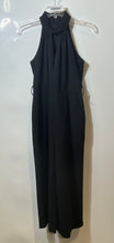 Load image into Gallery viewer, Calvin Klein Womens Black Sleeveless One-Piece Jumpsuit Size 4P Missing Belt
