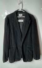 Load image into Gallery viewer, Armani Exchange Mens Black Long Sleeve Single-Breasted Peak Lapel Blazer Size L
