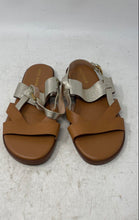 Load image into Gallery viewer, Cole Haan Womens Fawn Brown Gold Tone Slingback Sandals Size 6.5B
