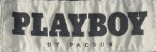 Load image into Gallery viewer, Playboy By PacSun Mens Script Black Side Pockets Drawstring Swim Trunks Size M
