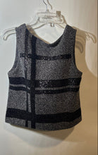 Load image into Gallery viewer, Banana Republic Womens Gray Chevron Sleeveless V-Neck Tank Top Size 2
