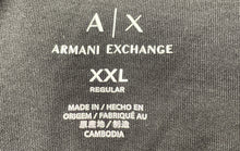 Load image into Gallery viewer, Armani Exchange Mens Black Short Sleeve Regular Fit Pullover T-Shirt Size XXL
