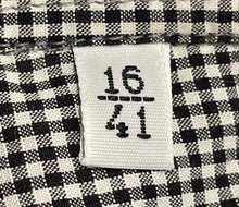 Load image into Gallery viewer, Authentic Dolce &amp; Gabbana Mens Black White Gingham Cotton Dress Shirt Size 16/41
