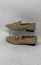 Load image into Gallery viewer, Steve Madden Womens Tempt Beige Leather Square Toe Slip-On Loafer Flats Size 10M
