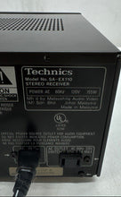 Load image into Gallery viewer, Technics Black AM/FM AV Control Stereo Receiver Model SA-EX110 Not Tested
