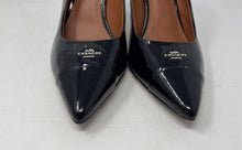 Load image into Gallery viewer, Coach Womens Black Leather Pointed Toe Slip-On Stiletto Pump Heels Size 8
