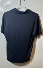 Load image into Gallery viewer, Theory Mens Navy Blue Short Sleeve Collared 2-Button Golf Polo Shirt Size S
