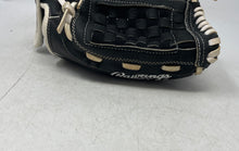 Load image into Gallery viewer, Rawlings HFP120BW Black White All Leather Shell 12 Inch Baseball Glove
