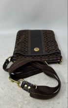 Load image into Gallery viewer, Coach Womens Sutton Brown Monogram Adjustable Strap Zipper Crossbody Bag
