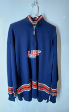 Load image into Gallery viewer, Lugz Sport Mens Blue Long Sleeve Mock Neck 1/4 Zip Hip Hop Track Jacket Size XL
