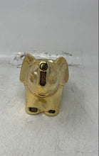 Load image into Gallery viewer, Shiraleah Gold-Tone Home Decorative Collectible Tabletop Elephant Figurine
