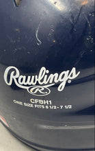 Load image into Gallery viewer, Rawlings Kids Coolflo Model CFBH1 Blue Batting Helmet w/ Face Guard Size 6.5-7.5
