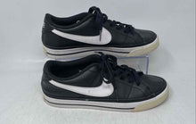 Load image into Gallery viewer, Nike Womens Court Legacy Black White Leather Lace-Up Sneaker Shoes Size 7
