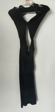 Load image into Gallery viewer, Asos Design Womens Black Sleeveless Side Ruched Cut-Out Maxi Dress Size 6
