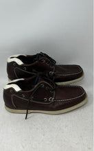 Load image into Gallery viewer, Moda Com Mens Brown Leather Lace-Up Low Top Boat Shoes Size EUR 42
