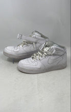 Load image into Gallery viewer, Nike Mens Air Force 1 Mid '07 315123-111 All White Mid Top Sneaker Shoes Sz 11.5
