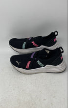 Load image into Gallery viewer, Puma Girls Wired Run 386826-01 Black Low Top Slip-On Sneakers Shoes Size 5C
