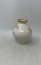 Load image into Gallery viewer, Lindner Kueps Bavaria Porcelain Gold Trim Monic Floral Vase Collectible
