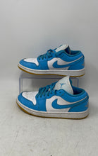 Load image into Gallery viewer, Nike Womens Air Jordan 1 Low DC0774-104 Blue White Lace-Up Sneaker Shoes Size 7
