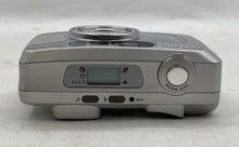 Load image into Gallery viewer, Samsung Maxima Zoom 105Ti Quartz Date Silver 35mm Film Camera Not Tested
